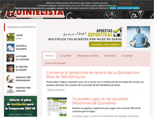 Tablet Screenshot of elquinielista.com